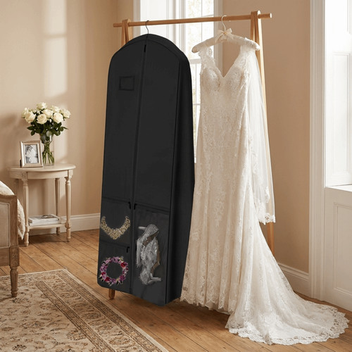 Large capacity gusseted - capacity, dress