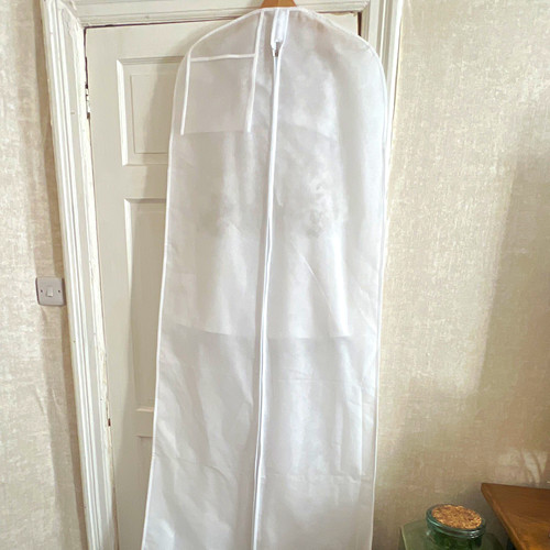 White zip hanging wedding - white,