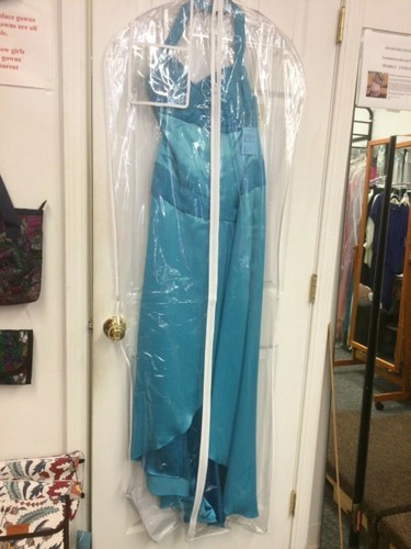 Clear plastic garment - clear,