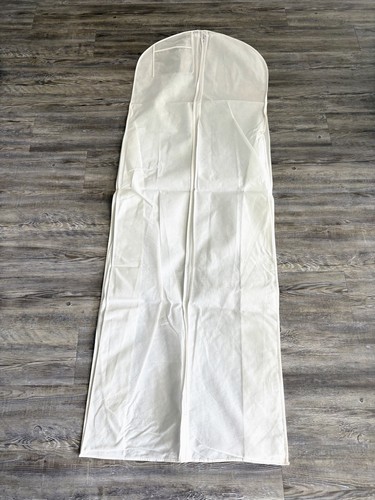 Extra long white garment bag - extra,